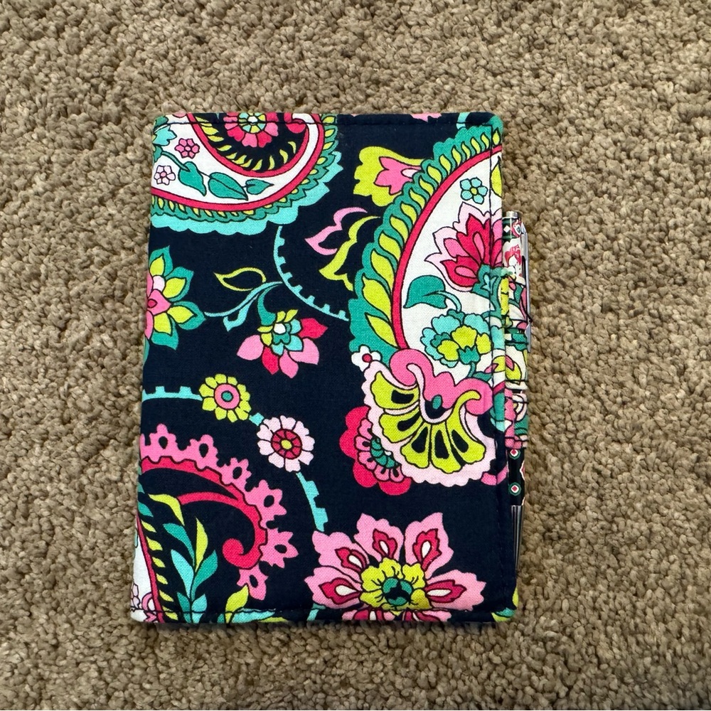 Vera Bradley Petal Paisley Notebook and Pen